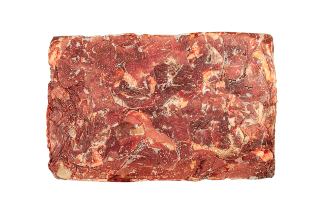 démoulage bloc de viande